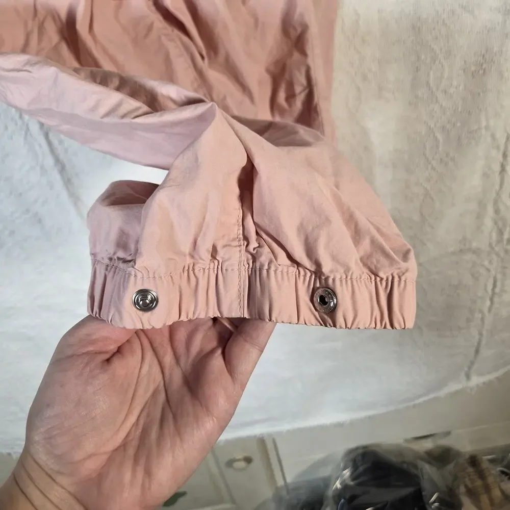 Gap Kids Cargo Pants L 10 Pink Lightweight 100% Cotton Jogger‎ Utility Pockets